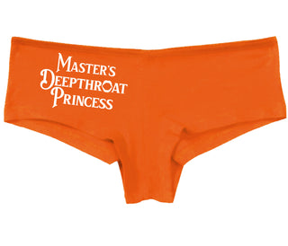 Master's Deepthroat Princess - Orange Boy Short