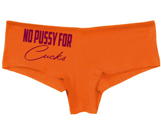 No Pussy For Cucks - Orange Boy Short