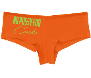 No Pussy For Cucks - Orange Boy Short