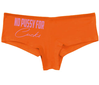 No Pussy For Cucks - Orange Boy Short