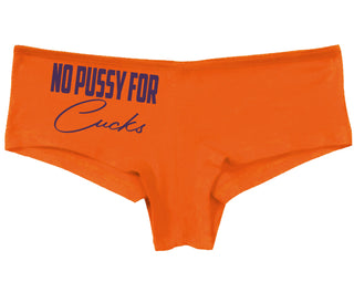 No Pussy For Cucks - Orange Boy Short