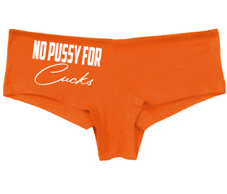 No Pussy For Cucks - Orange Boy Short