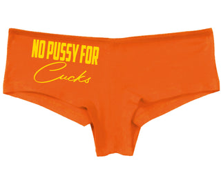 No Pussy For Cucks - Orange Boy Short