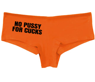 No Pussy For Cucks - Orange Boy Short