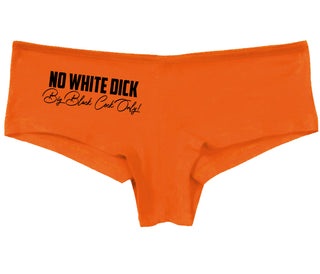 No White Dick - Big Black Cock Only - Orange Boy Short