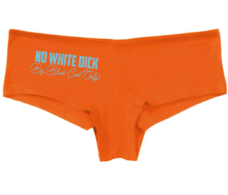 No White Dick - Big Black Cock Only - Orange Boy Short