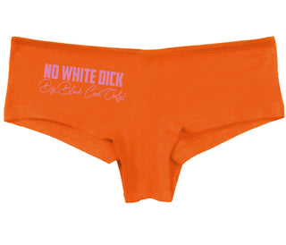 No White Dick - Big Black Cock Only - Orange Boy Short