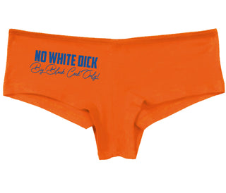 No White Dick - Big Black Cock Only - Orange Boy Short