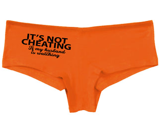 It’s Not Cheating If My Husband Watches - Orange Boy Short