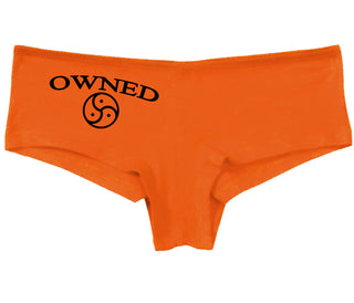 Owned With BDSM Symbol - Orange Boy Short