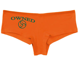Owned With BDSM Symbol - Orange Boy Short