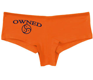 Owned With BDSM Symbol - Orange Boy Short