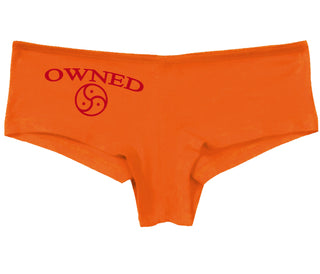 Owned With BDSM Symbol - Orange Boy Short
