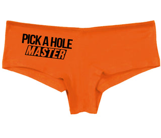 Pick A Hole Master - Orange Boy Short