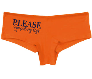 Please Spread My Legs - Orange Boy Short
