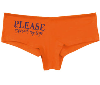 Please Spread My Legs - Orange Boy Short