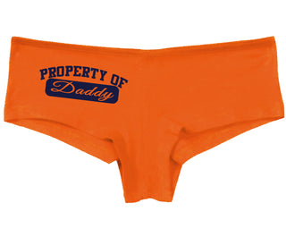 Property Of Daddy - Athletic Look - Orange Boy Short