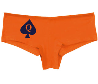 Queen Of Spades Logo - Orange Boy Short