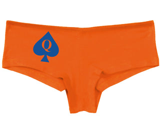 Queen Of Spades Logo - Orange Boy Short