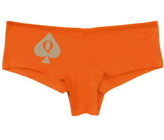 Queen Of Spades Logo - Orange Boy Short