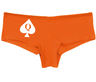 Queen Of Spades Logo - Orange Boy Short