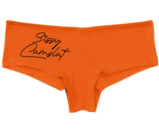 Sissy Cumslut - Orange Boy Short