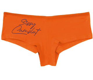 Sissy Cumslut - Orange Boy Short