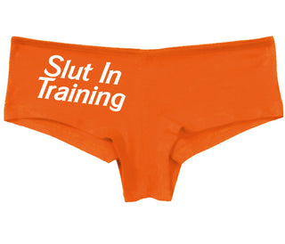 Slut In Training - Orange Boy Short