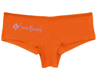 Snow Bunny - Queen of Spades - Orange Boy Short