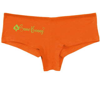 Snow Bunny - Queen of Spades - Orange Boy Short