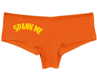 Spank Me - Bold Design - Orange Boy Short