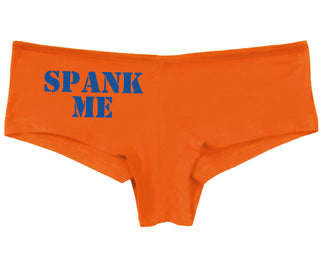 Spank Me. Stencil Design - Orange Boy Short