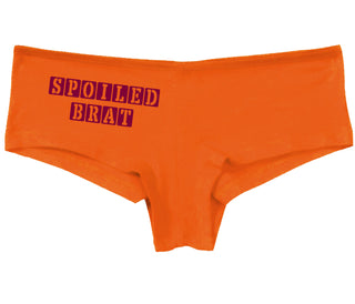 Spoiled Brat - Block Design - Orange Boy Short