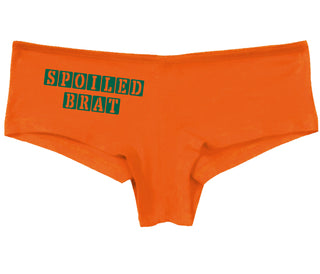 Spoiled Brat - Block Design - Orange Boy Short