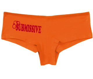 Submissive - Cuff Logo - Orange Boy Short