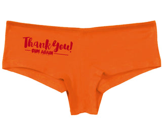Thank You Cum Again - Orange Boy Short