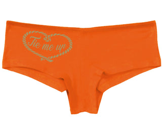 Tie Me Up - Cute Rope Design - Orange Boy Short