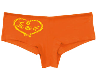 Tie Me Up - Cute Rope Design - Orange Boy Short