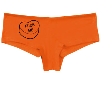 Fuck Me - Valentines Day Candy - Orange Boy Short