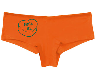 Fuck Me - Valentines Day Candy - Orange Boy Short