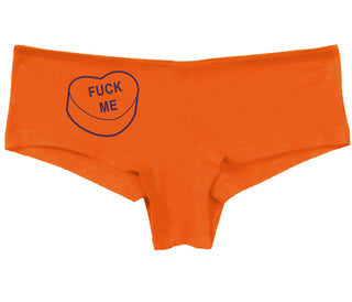 Fuck Me - Valentines Day Candy - Orange Boy Short