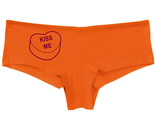 Valentines Day Candy - Kiss Me - Orange Boy Short