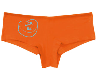 Valentines Day Candy - Lick Me - Orange Boy Short