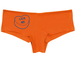 Valentines Day Candy - Lick Me - Orange Boy Short