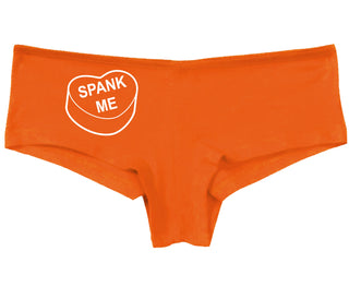 Valentines Day Candy - Spank Me - Orange Boy Short