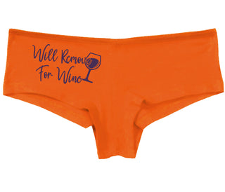 Will Remove For Wine - Orange Boy Short