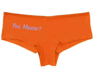 Yes Master ? - Orange Boy Short