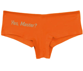 Yes Master ? - Orange Boy Short