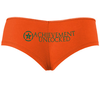 Achievement Unlocked - Orange Boyshort