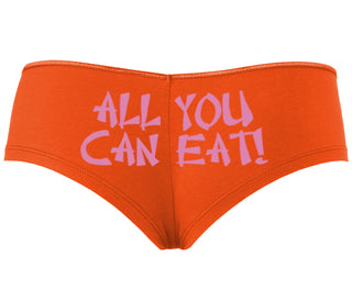 All You Can Eat Chinese Takaway Style - Orange Boyshort